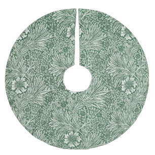 William Morris Marigold Groene Bloembloem Kerstboom Rok
