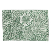 William Morris Marigold Groene Bloembloem Kussensloop (Voorkant)