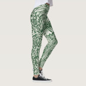 William Morris Marigold Groene Bloembloem Leggings (Rechts)