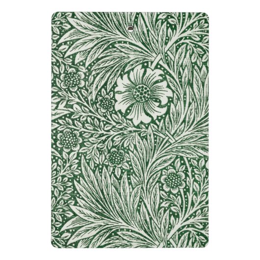 William Morris Marigold Groene Bloembloem Mini Klembord (Achterkant)