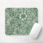 William Morris Marigold Groene Bloembloem Muismat (Met muis)