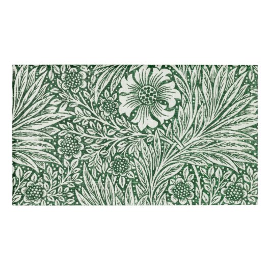 William Morris Marigold Groene Bloembloem Naambadge (Voorkant)