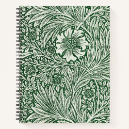 William Morris Marigold Groene Bloembloem Notitieboek