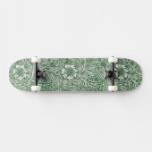 William Morris Marigold Groene Bloembloem Persoonlijk Skateboard (Horizontaal)
