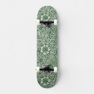 William Morris Marigold Groene Bloembloem Persoonlijk Skateboard