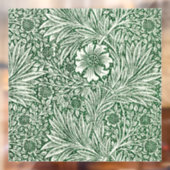 William Morris Marigold Groene Bloembloem Raamsticker (Vel 2)