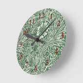 William Morris Marigold Groene Bloembloem Ronde Klok (Hoek)