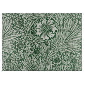 William Morris Marigold Groene Bloembloem Snijplank (Voorkant)