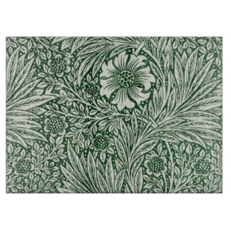 William Morris Marigold Groene Bloembloem Snijplank