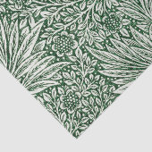 William Morris Marigold Groene Bloembloem Tissuepapier (Detail)