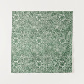 William Morris Marigold Groene Bloembloem Wandkleed (Voorkant (horizontaal))