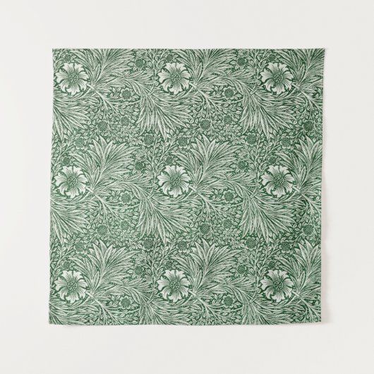 William Morris Marigold Groene Bloembloem Wandkleed (Voorkant (horizontaal))