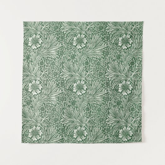 William Morris Marigold Groene Bloembloem Wandkleed (Voorkant)