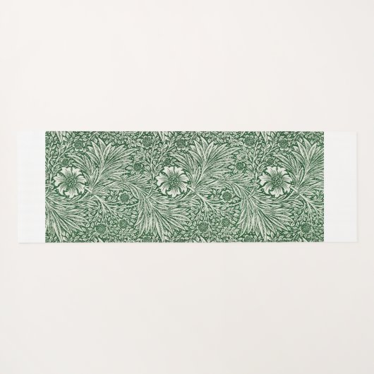 William Morris Marigold Groene Bloembloem Yogamat (Achterkant (horizontaal))