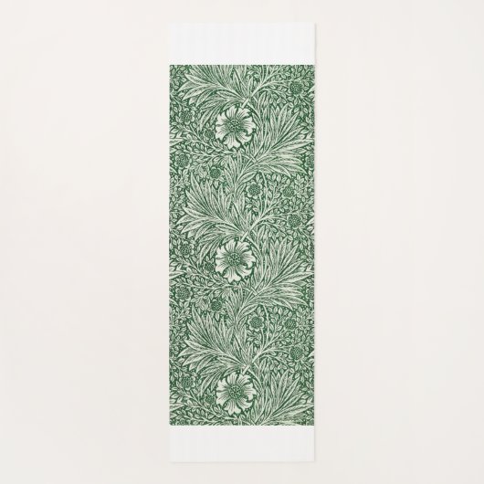 William Morris Marigold Groene Bloembloem Yogamat (Achterkant)