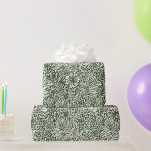 William Morris Marigold Groene Bloemige Kunstprint Cadeaupapier