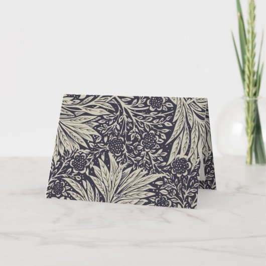  William Morris Marigold Patroon Note Kaart (Achterkant)