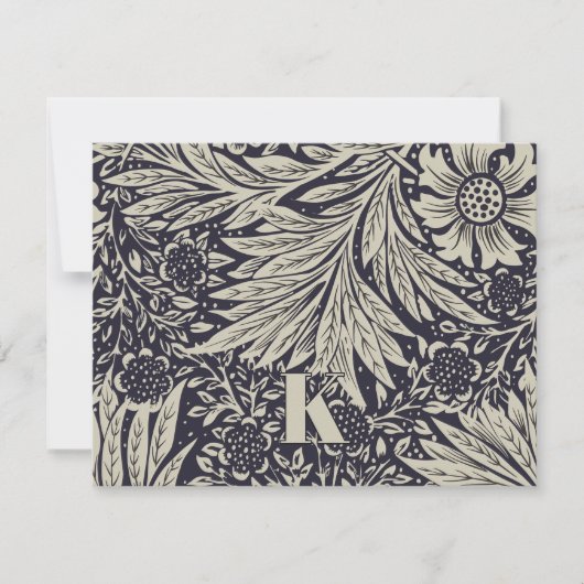 William Morris Marigold Patroon Note Kaart Notitiekaartje (Voorkant)