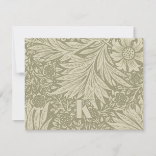  William Morris Marigold Patroon Note Kaart Notitiekaartje