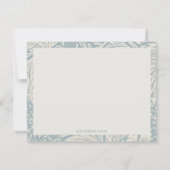 William Morris Marigold Patroon Note Kaart Notitiekaartje (Achterkant)