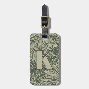  William Morris Marigold Pattern Bagagelabel