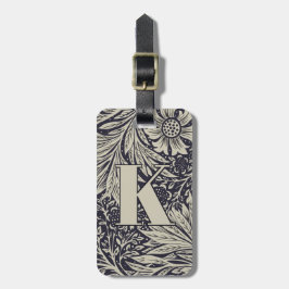 William Morris Marigold Pattern Bagagelabel