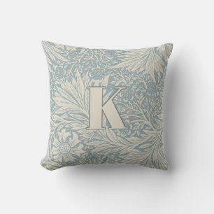  William Morris Marigold Pattern Monogram Kussen
