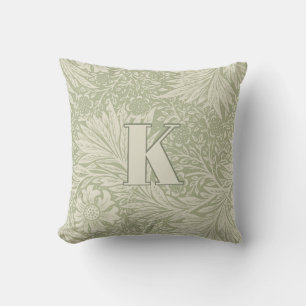 William Morris Marigold Pattern Monogram Kussen