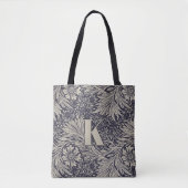 William Morris Marigold Pattern Monogram Tote Bag (Voorkant)
