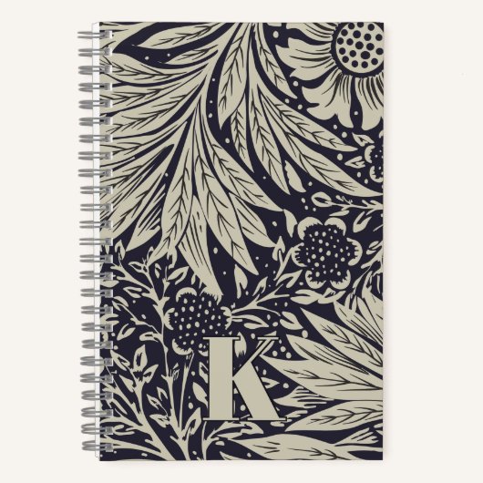  William Morris Marigold Pattern Notitieboek (Voorkant)