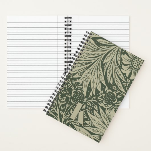 William Morris Marigold Pattern Notitieboek (Binnen)