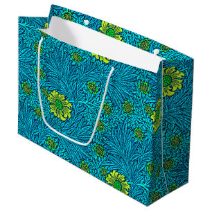 William Morris Marigold, Turquoise & Cobalt Blue Large Cadeautasje