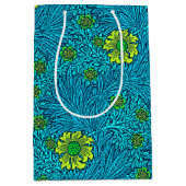William Morris Marigold, Turquoise & Cobalt Blue Medium Cadeauzakje (Voorkant)