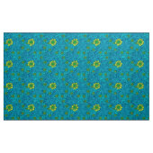 William Morris Marigold, Turquoise & Cobalt Blue Stof (Yard (91,4 cm))