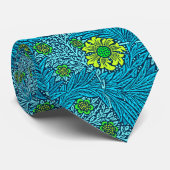 William Morris Marigold, Turquoise & Cobalt Blue Stropdas (Opgerold)