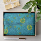 William Morris Marigold, Turquoise & Cobalt Blue Tissuepapier (Geschenk)