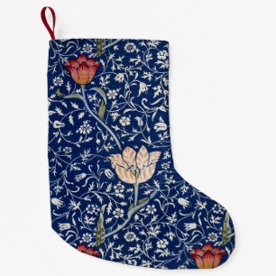 William Morris Medway Blauw Bloemmotief Kleine Kerstsok