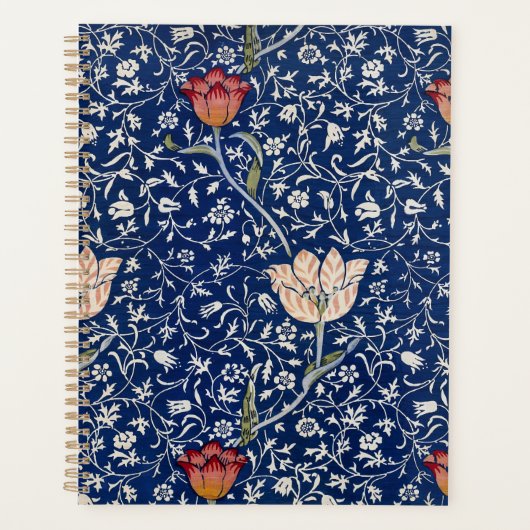 William Morris Medway Blauw Bloemmotief Planner (Voorkant)