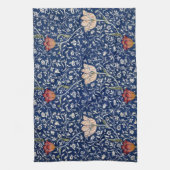 William Morris Medway Blauw Bloemmotief Theedoek (Verticaal)