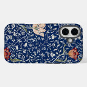 William Morris Medway Blauwe Tulp Bloemkunst Case-Mate iPhone Case (Achterkant (horizontaal))