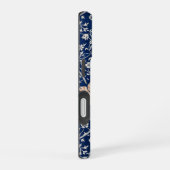 William Morris Medway Blauwe Tulp Bloemkunst iPhone 16 Hoesje (Rechterkant)