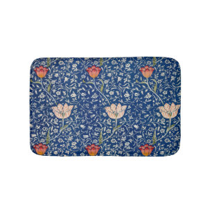 William Morris Medway Blue Floral Badmat