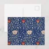 William Morris Medway Blue Floral Briefkaart (Voorkant / Achterkant)