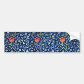 William Morris Medway Blue Floral Bumpersticker (Voorkant)