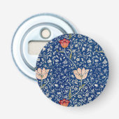 William Morris Medway Blue Floral Button Flesopener (Voorkant)
