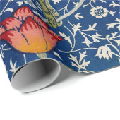 William Morris Medway Blue Floral Cadeaupapier (Rol Hoek)