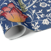 William Morris Medway Blue Floral Cadeaupapier (Rol Hoek)