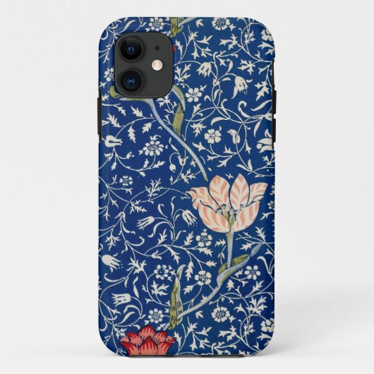 William Morris Medway Blue Floral Case-Mate iPhone Case (Achterkant)