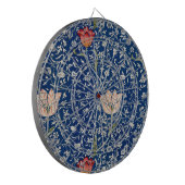 William Morris Medway Blue Floral Dartbord (Voorkant Links)
