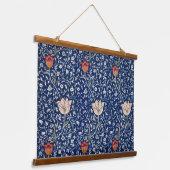 William Morris Medway Blue Floral Hangend Wandkleed (Gebogen)